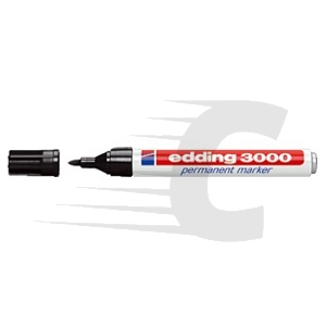 Marcador Edding 3000 preto